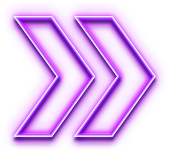 Purple Neon Double Arrow